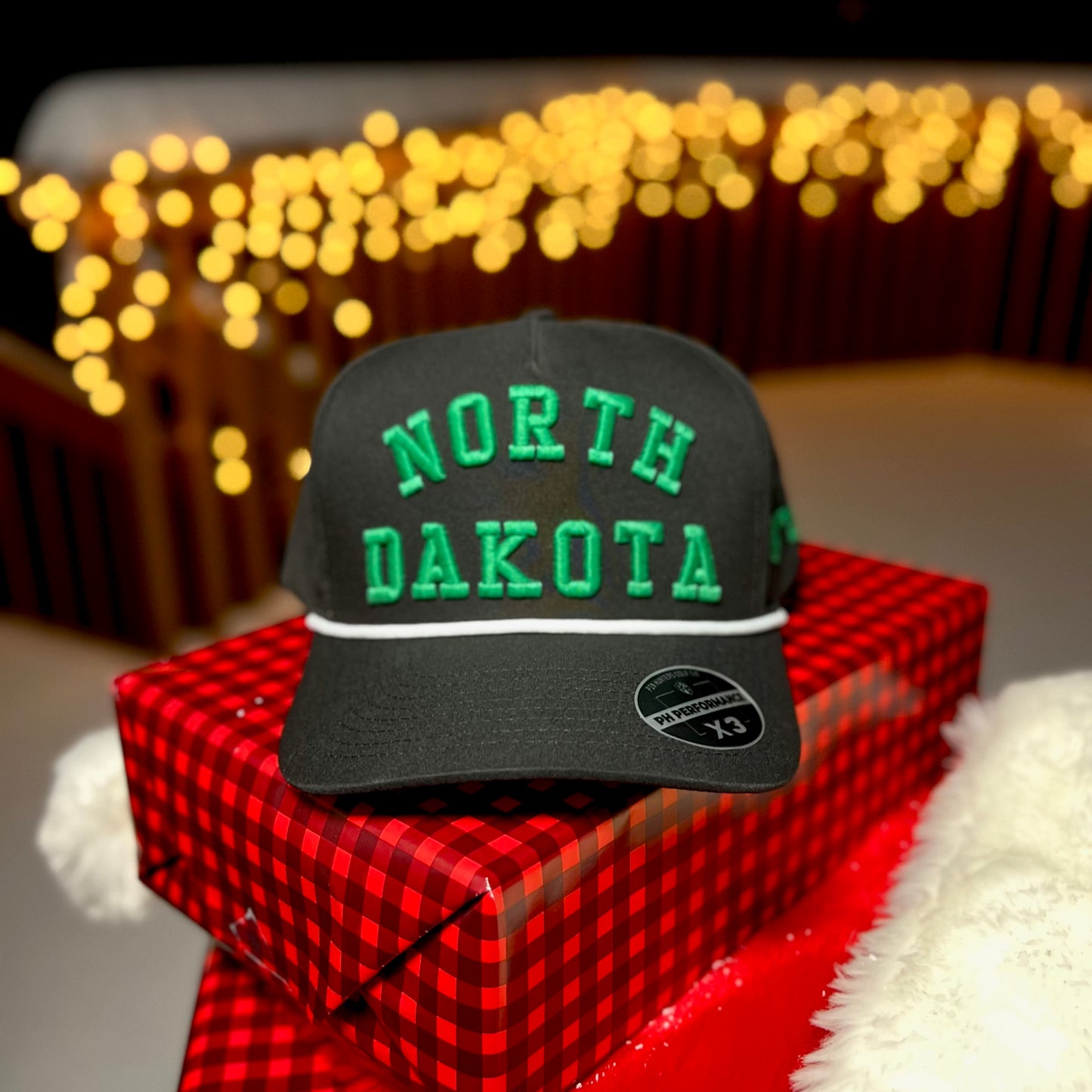 North Dakota Performance Hat - Black