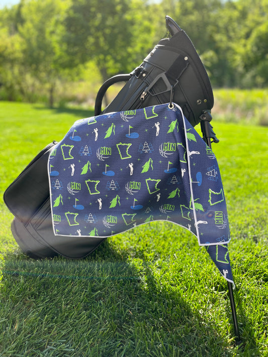 Minnesota Basketball Golf Towel