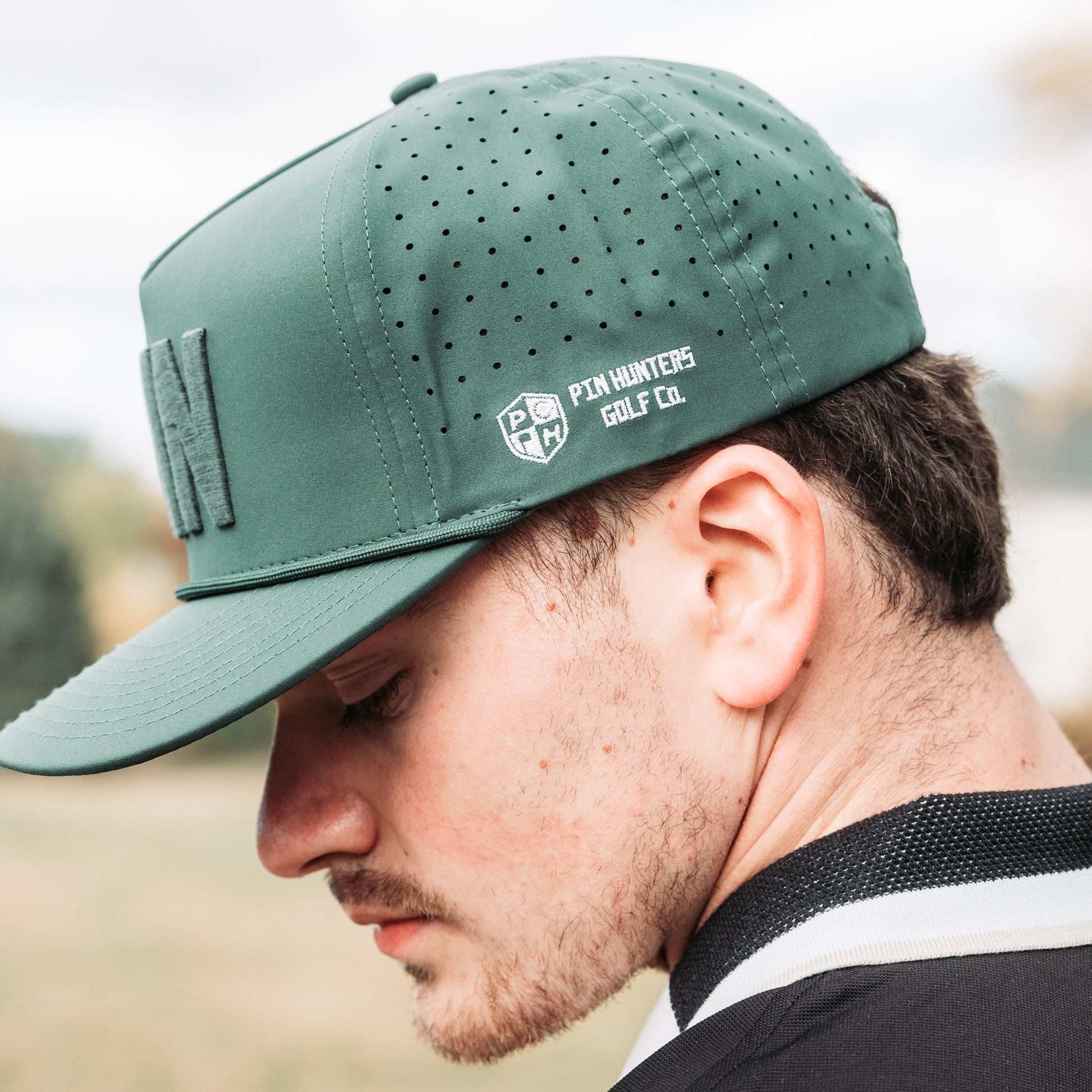 MIN Performance Hat Green – Pin Hunters Golf - Main Image
