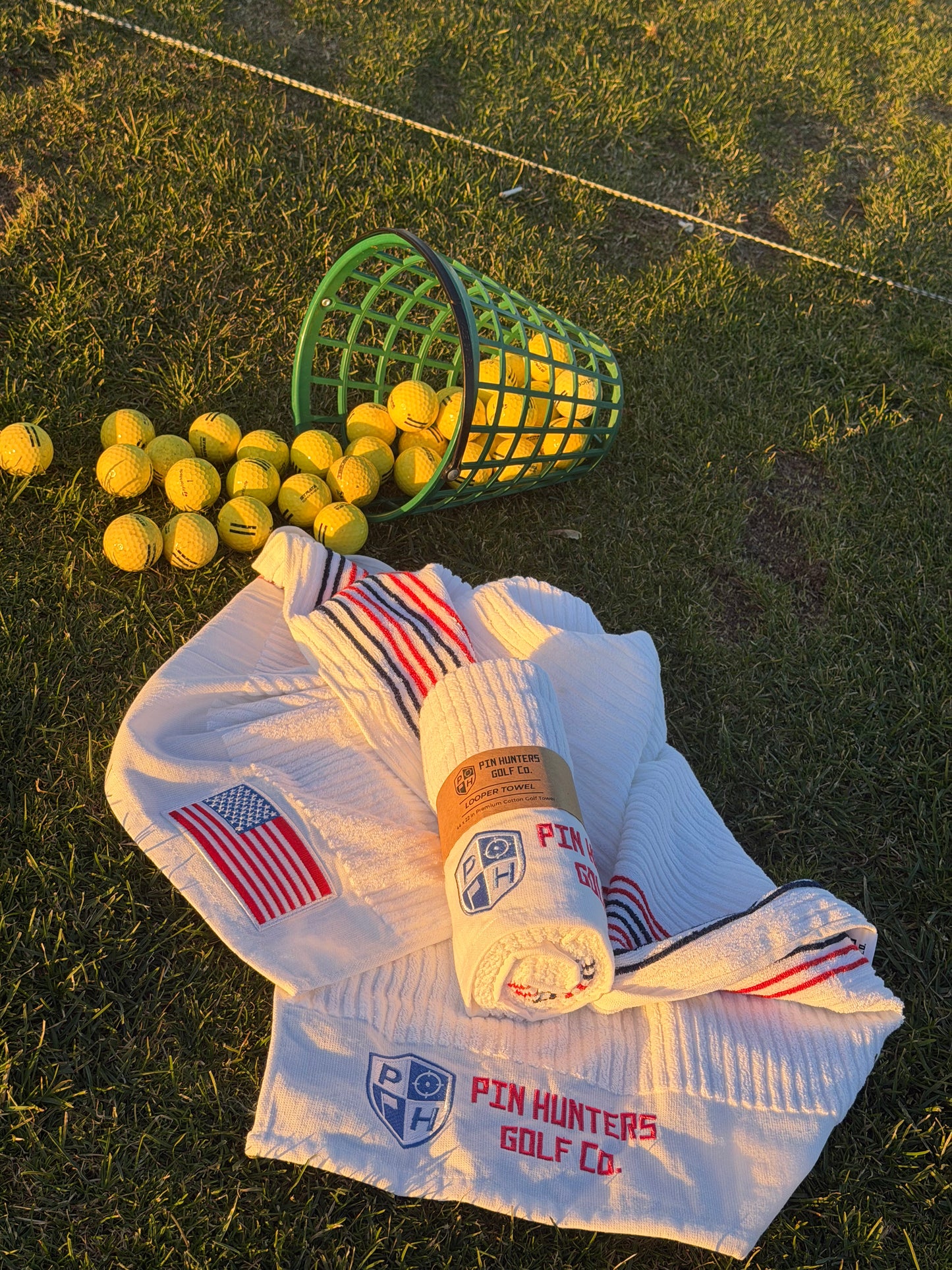 USA Cotton Looper Golf Towel