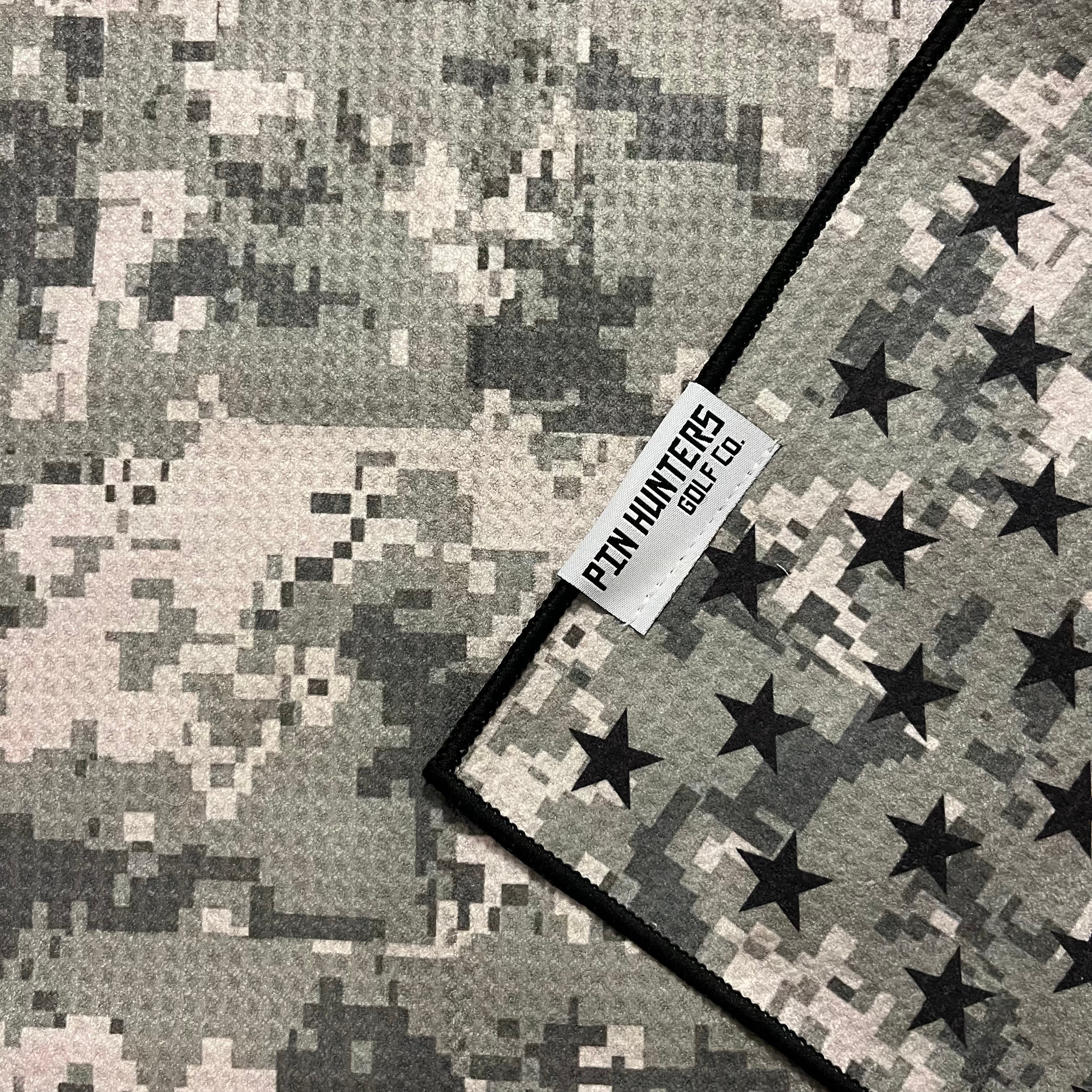 USA Hunters Camo Golf Towel | American Flag Towel – Pin Hunters